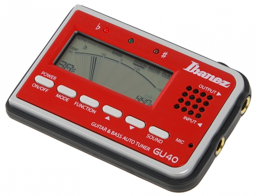 Ibanez GU-40 RD guitar bass tuner