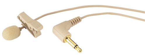 Monacor ECM 500L SK electret tie clip microphone