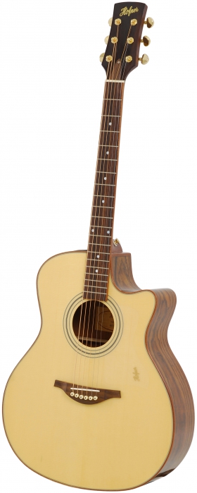 Hoefner HA GA 04 electro acoustic guitar, Grand Auditorium cutaway