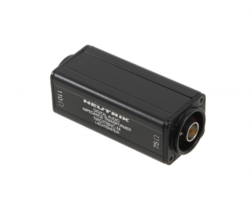 Neutrik NADITBNC-M Impedance Transformer (Female BNC 75 Ω input - male XLR chassis)