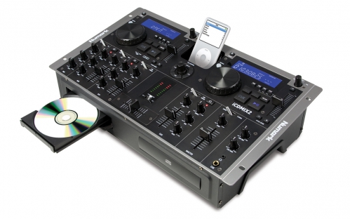 Numark iCD MIX-II double CD player with mixer and iPod socket