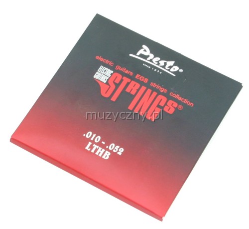 Presto EGS-1052 electric guitar strings 10-52