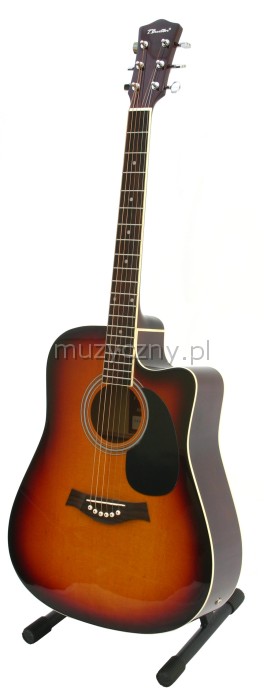 Burton W-0CE/BS acoustic electric guitar cutaway