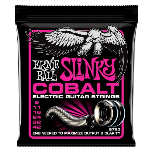 Ernie Ball 2723 Cobalt  9-42 electric guitar strings