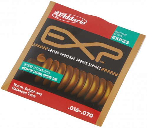 D′Addario EXP23 Coated Phosphor Bronze, Baritone, 16-70
