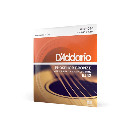 D′Addario EJ42 Phosphor Bronze resophonic guitar strings 16-56