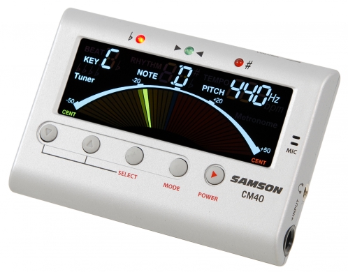 Samson CM-40 guitar tuner metronome