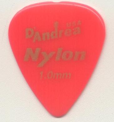 D′Andrea Nylon Fluo guitar pick 1.0mm