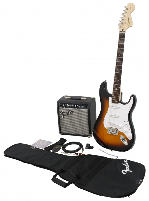 Fender Squier Stratocaster guitar pack
