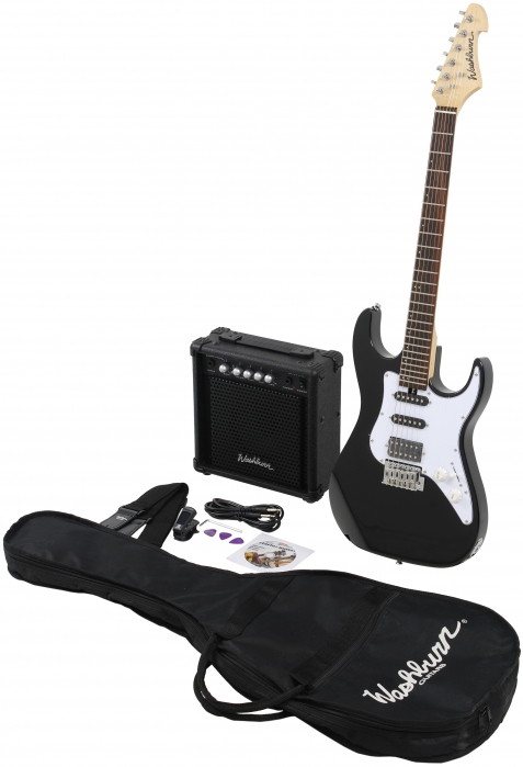 Washburn X15 B electric guitar pack