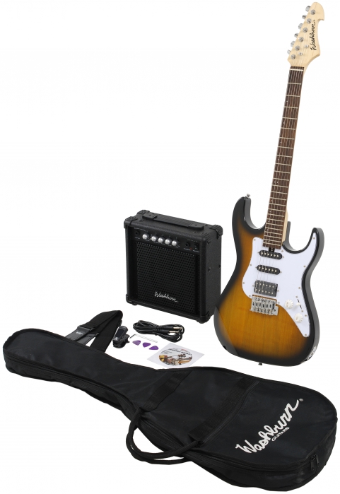 Washburn X15 TS electric guitar pack