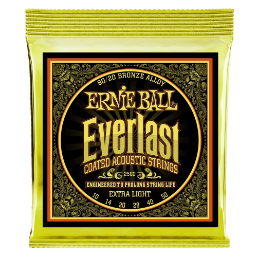 ErnieBall 2560 Everlast acoustic guitar strings 10-50