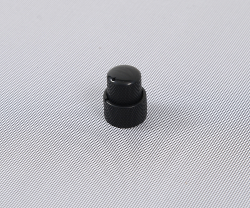 AN WSC NC 003 BLK double potentiometer metal knob, black