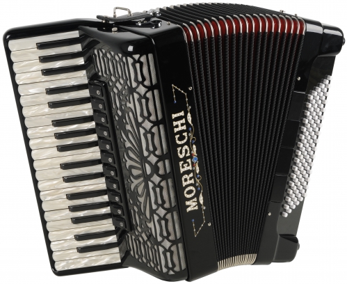 Moreschi ST 496 Deluxe 37/4/11 96/4/4 Piccolo accordion (black)