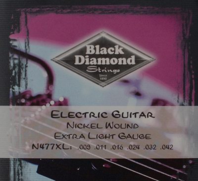 Black Diamond N-477XL electric guitar strings 9-42