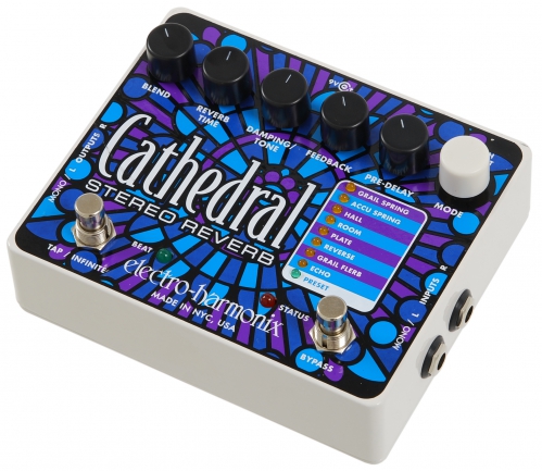 Electro Harmonix Cathedral Stereo Reverb guitar effect