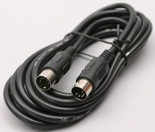 Monacor MIDI-302/SW MIDI cable 3m, black