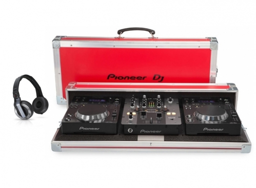 Pioneer 350PACK - 2 x player CDJ-350K, mixer DJM-250, headphones HDJ-500K + case