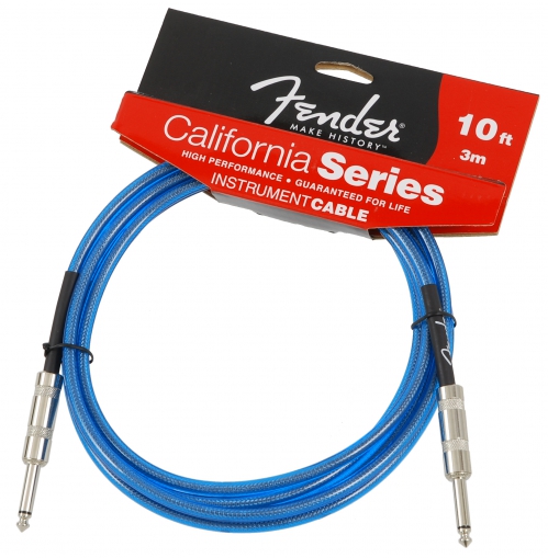 Fender California Lake Placid Blue guitar cable 3m