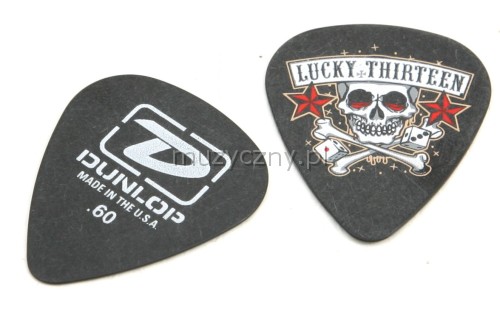 Dunlop Lucky 13  0.60 Guitar Pick (Skull Dice)