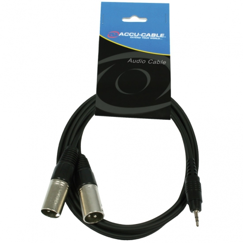 Accu Cable AC J3S-2XM/1,5 audio cable