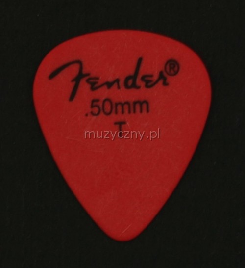 Fender Delrin 0.50 thin red pick