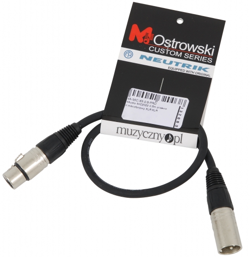 4Audio MIC2022 0.5m microphone cable XLR XLR Neutrik