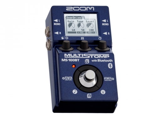 ZOOM MS-100BT Multi Stompbox Effects Pedal with Bluetooth