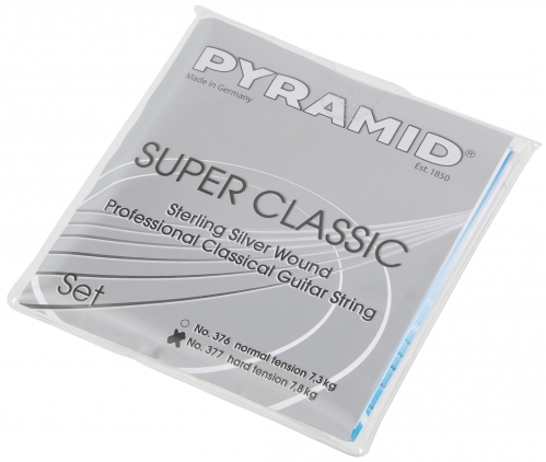 Pyramid 377 SC ″Sterling Silver″ Classical Guitar Strings (hard tension)
