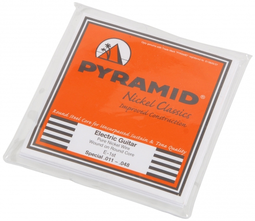 Pyramid 455 100 Nickel Classics electric guitar strings 11-48