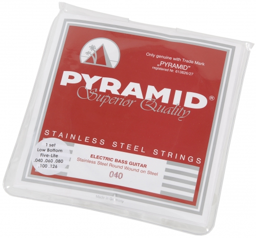 Pyramid 850 LB Five Lite Stainless Steels Bass Guitar Strings (40-126)