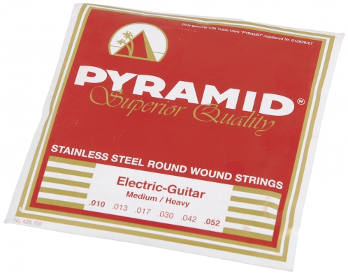 Pyramid 428 100 Stainless Steel electric guitar strings 10-52