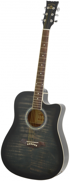 Morrison MGW 305 BKS CEQ electric/acoustic guitar