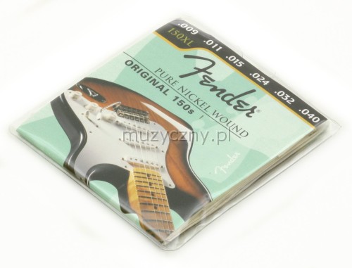 Fender Pure Nickel 150XL electric guitar strings 9-40