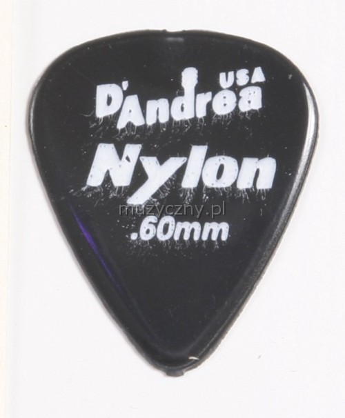 D′Andrea Nylon Black pick 0.6 mm