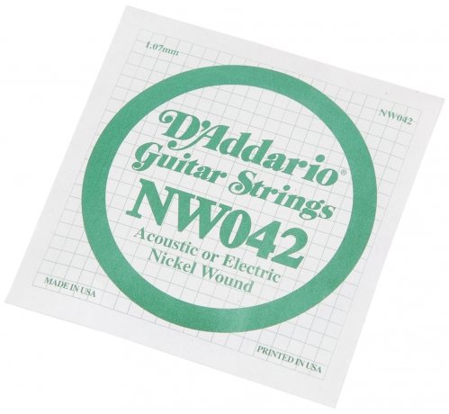 D′Addario NW042 Nickel Wound Electric Guitar String