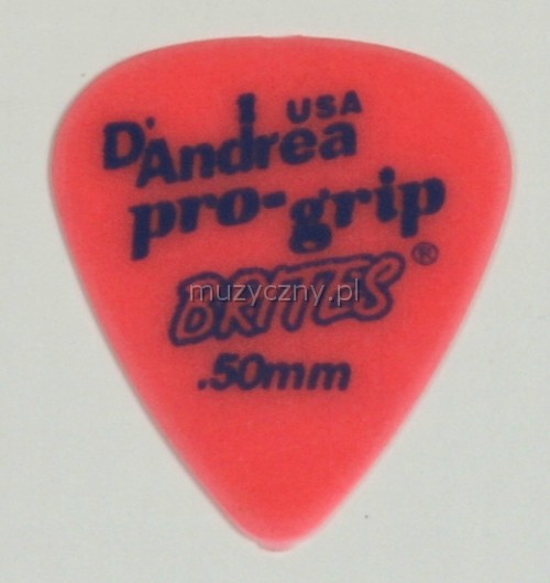 D′Andrea Pro Grip Brites 0.50mm pick