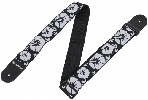 Rock Strap NB1CE Hibiscus G Guitar Strap