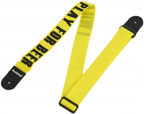 Rock Strap NY1CP Beer G Yellow Guitar Strap