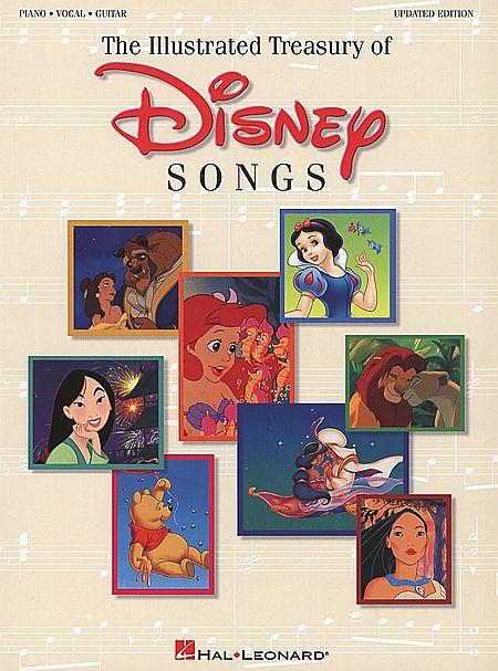 PWM The new illustrated treasury of Disney songs (for piano, vocal, guitar)