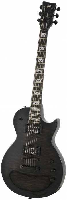 VGS Eruption Jet Black LP electric guitar