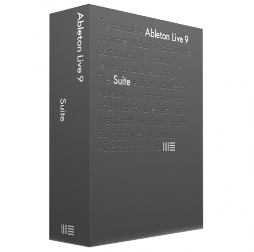 Ableton Live 9 Suite music production software (Suite upgrade from Live Lite)