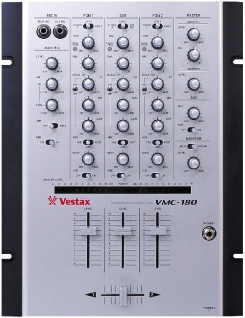 Vestax VMC - 180 DJ mixer