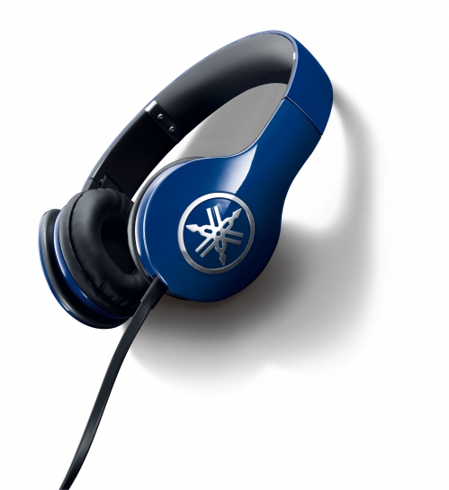 Yamaha HPH-PRO300 On-Ear Closed Headphones w/Mic (Blue)