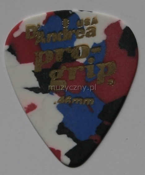 D′Andrea Pro Grip 0.46mm pick multicolor