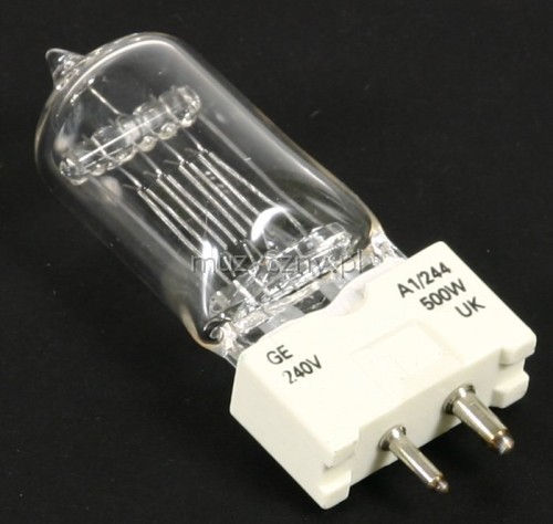GE A1 240V/500W halogen bulb 75h