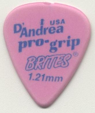 D′Andrea Pro Grip Brites 1.21mm pick