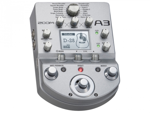 ZooM A3 acoustic guitars effect processor