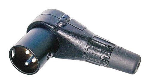 Neutrik NC3MRC-BAG cable connector male angled