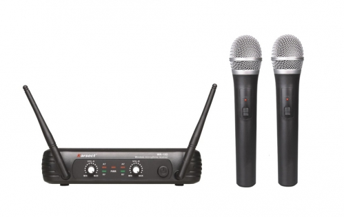 Karsect WR-15D/HT-15 wireless handheld microphone system, double